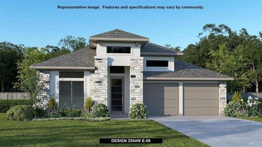 New construction Single-Family house 1415 Plum Tree Way, Georgetown, TX 78628 Design 2504W- photo 0