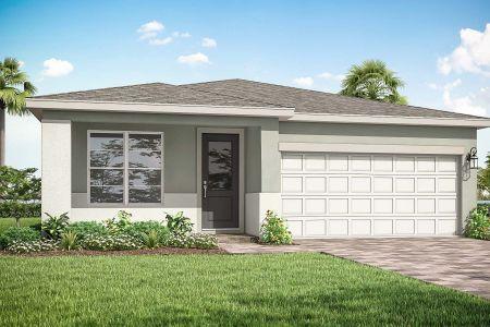 New construction Single-Family house 9085 Sw Remy Ln, Port St. Lucie, FL 34987 Briar- photo 0