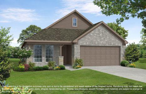 New construction Single-Family house 1026 Cold Snow Drive, Houston, TX 77090 Plan 218- photo 0