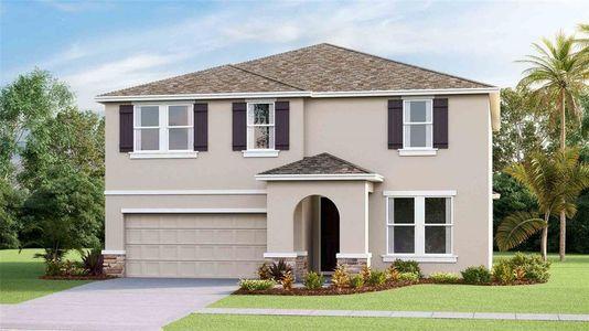 New construction Single-Family house 260 Mangrove Manor Drive, Apollo Beach, FL 33572 HEMINGWAY- photo 0