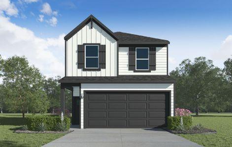New construction Townhouse house 2903 Crown Gate Drive, Houston, TX 77047 - photo 0