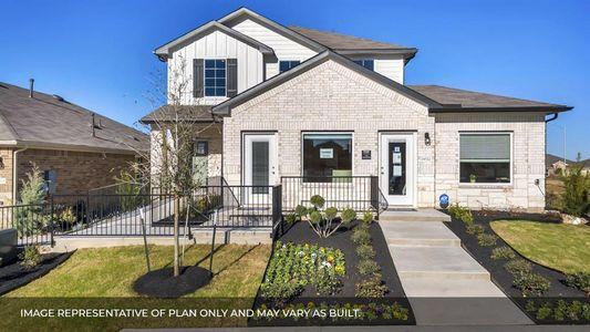 New construction Single-Family house 13709 Dismuke Dr, Manor, TX 78653 The Nicole - photo 0