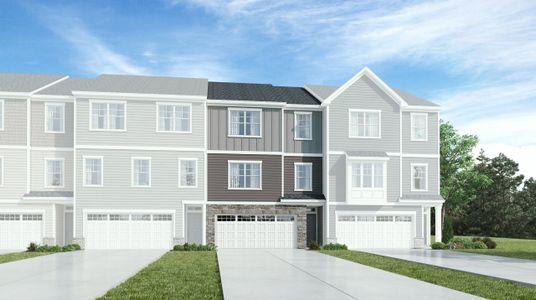 New construction Townhouse house 2216 Terrawood Drive, Durham, NC 27703 Bailey- photo 0