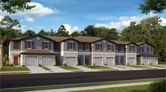 New construction Townhouse house 3060 Hover Hall Lane, New Port Richey, FL 34655 - photo 0