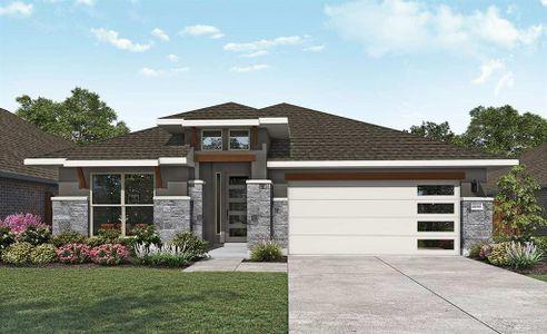 New construction Single-Family house 1304 Truscon Path, Leander, TX 78641 Premier Series - Oleander- photo 0