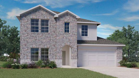 New construction Single-Family house 13713 Dismuke Drive, Manor, TX 78653 The Naples- photo 0