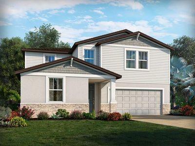 New construction Single-Family house 1619 Bark Ridge Drive, Auburndale, FL 33823 Primrose- photo 0