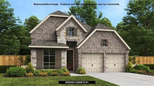 New construction Single-Family house 16746 Williams Gully Trail, Humble, TX 77346 Design 2300W- photo 0
