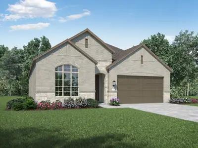 New construction Single-Family house 941 Terlingua Creek Drive, Conroe, TX 77304 Denton Plan- photo 0