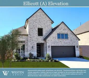 New construction Single-Family house 6225 Hilltop Plateau Drive, Austin, TX 78738  The Ellicott- photo 0