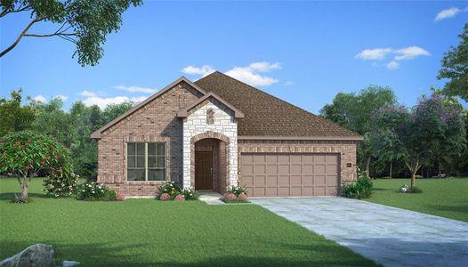 New construction Single-Family house 771 Grand Dale Drive, Lavon, TX 75166 Cottonwood II T- photo 0