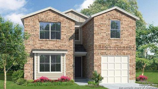 New construction Single-Family house 15418 Canada Goose Way, San Antonio, TX 78253 The Wolters - photo 0