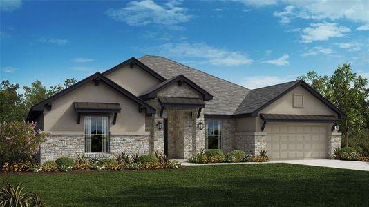 New construction Single-Family house 648 Great Lawn Bnd, Liberty Hill, TX 78642 Chesapeake- photo 0