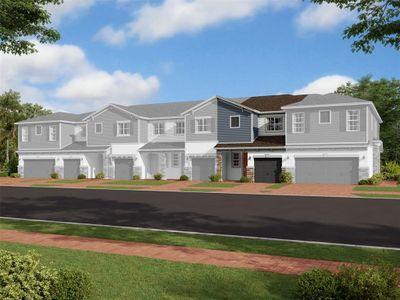 New construction Townhouse house 4370 Campsite Loop, Orlando, FL 32824 Santa Maria- photo 0
