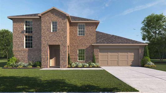New construction Single-Family house 31514 Corsham Cove Ct, Fulshear, TX 77441 LANCASTER- photo 0