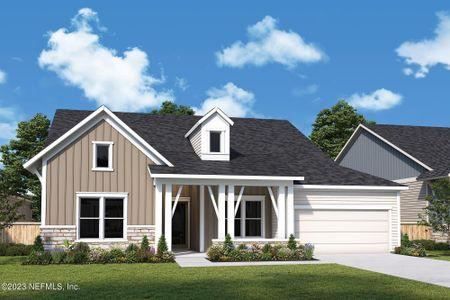 New construction Single-Family house 393 Canopy Forest Dr, Saint Augustine, FL 32092 The Mayport- photo 0
