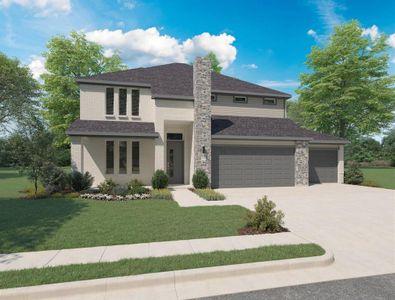 New construction Single-Family house 345 Brookstone Drive, Lavon, TX 75166 Wimbledon | 3-Car Garage- photo 0