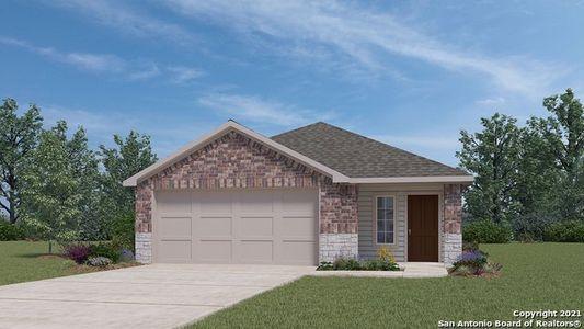 New construction Single-Family house 6319 Fairtime Road, San Antonio, TX 78252 The Caroline- photo 0