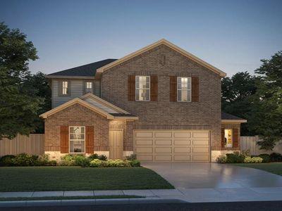 New construction Single-Family house 108 Bosco Rd, Hutto, TX 78634 The Winedale (880)- photo 0