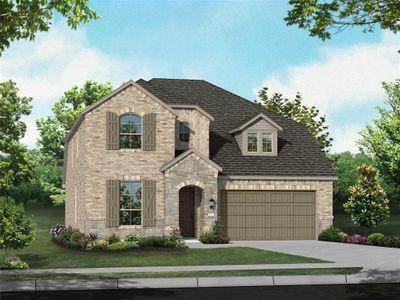New construction Single-Family house 1112 Rosebay Drive, Fort Worth, TX 76247 Richmond Plan- photo 0