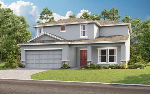 New construction Single-Family house 1063 Calico Pointe Circle, Groveland, FL 34736 Azalea- photo 0