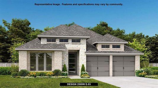 New construction Single-Family house 10727 Beacon Harbor Way, Richmond, TX 77406 Design 2589W- photo 0