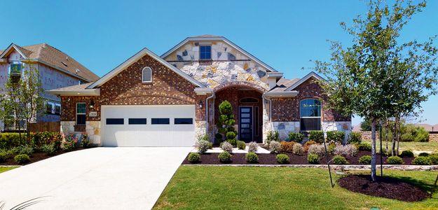 New construction Single-Family house 213 Sawtooth Oak Drive, Seguin, TX 78155 Bryant- photo 0