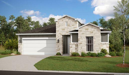 New construction Single-Family house 3701 Tripps Place, Seguin, TX 78155 Abilene- photo 0