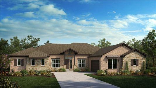 New construction Single-Family house 65 Trl Sierra Mosca, Liberty Hill, TX 78642 Bulverde- photo 0