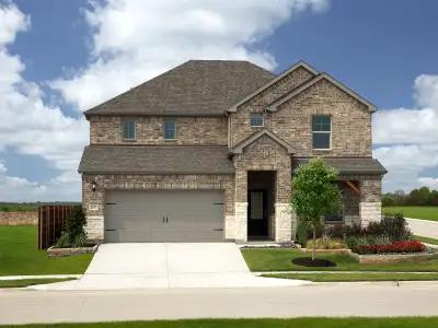 New construction Single-Family house 6617 Denim Drive, Fort Worth, TX 76036 The Bexar- photo 0
