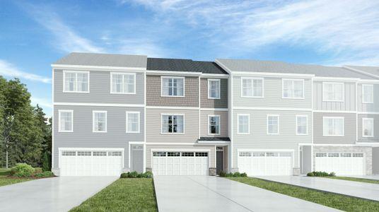 New construction Townhouse house 2100 Terrawood Drive, Durham, NC 27703 - photo 0