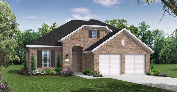 New construction Single-Family house 22610 Fountaingrass Ln, Lago Vista, TX 78645 Burkburnett II- photo 0