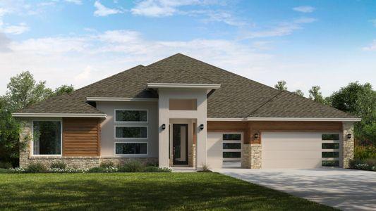 New construction Single-Family house 212 Reata Ridge Loop, Liberty Hill, TX 78642 Duval- photo 0