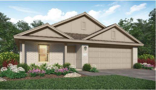 New construction Single-Family house 9518 Brookside Point Drive, Baytown, TX 77521 Agora- photo 0