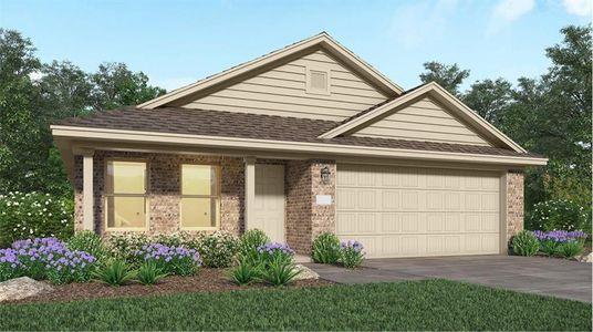 New construction Single-Family house 9803 Oakheath Bluff Drive, Baytown, TX 77521 Fullerton- photo 0