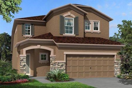 New construction Single-Family house 3125 Marine Grass Drive, Wimauma, FL 33598 Herrera - C- photo 0