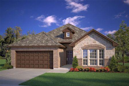 New construction Single-Family house 5242 Crystal Lake Avenue, Krum, TX 76249 HOBBS- photo 0