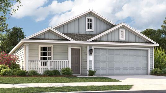 New construction Single-Family house 12925 Michigan Shores Trce, Mustang Ridge, TX 78610 Nettleton- photo 0