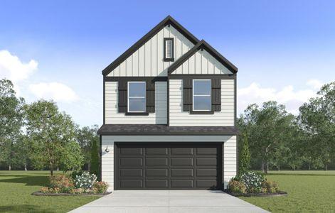 New construction Townhouse house 2903 Crown Gate Drive, Houston, TX 77047 - photo 0