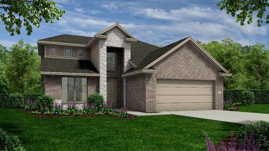 New construction Single-Family house 10927 Amador Peak Dr., Iowa Colony, TX 77583 The Princeton + Bonus- photo 0