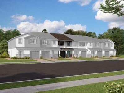 New construction Townhouse house 243 Cape Honeysuckle Place, Sanford, FL 32771 - photo 0