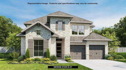 New construction Single-Family house 1009 Spring Gulch Lane, Georgetown, TX 78628 Design 2722H- photo 0