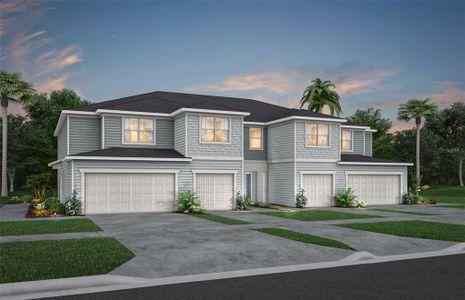 New construction Townhouse house 4608 Green Palm Lane, Kissimmee, FL 34746 Marigold- photo 0