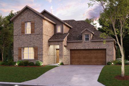 New construction Single-Family house 7404 South Oakleaf Trail, Argyle, TX 76226 Livingston - 40' Smart Series- photo 0